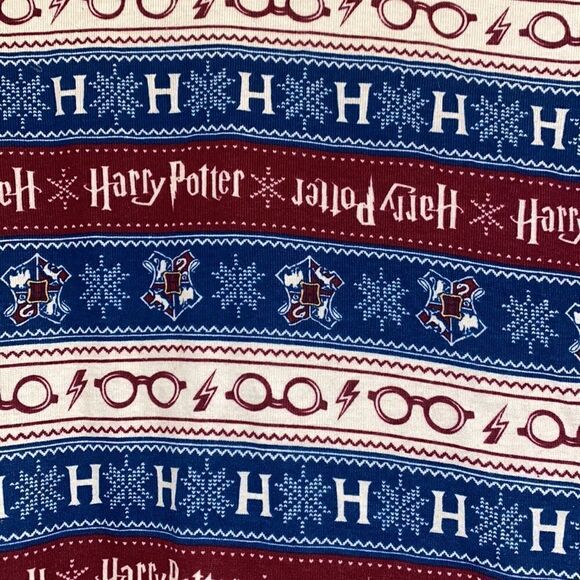 Harry Potter Christmas/winter long sleeve Pj top - Picture 3 of 8
